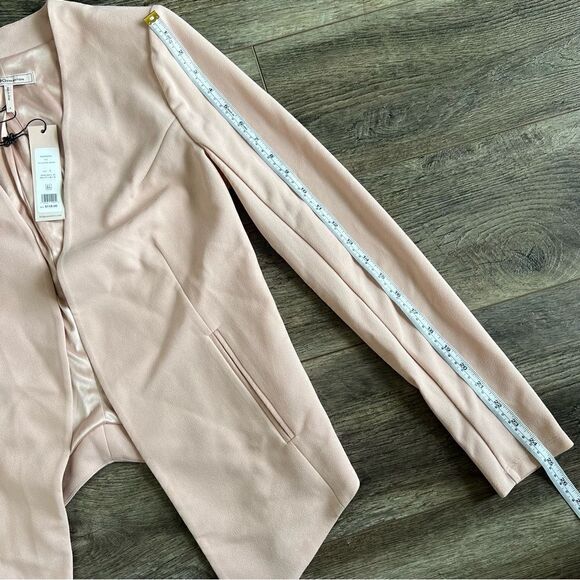 BCBGeneration Women's Tuxedo Blazer Jacket NWT Rose Smoke Pink Size Small - Picture 13 of 13